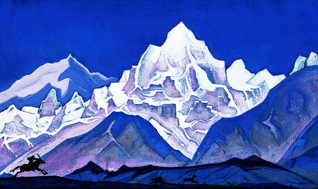 Hunting by Nicholas Roerich