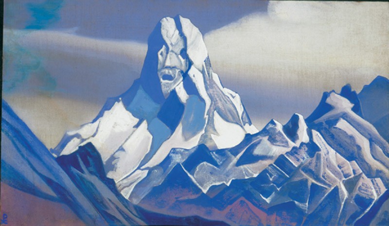 Ice sphinx by Nicholas Roerich