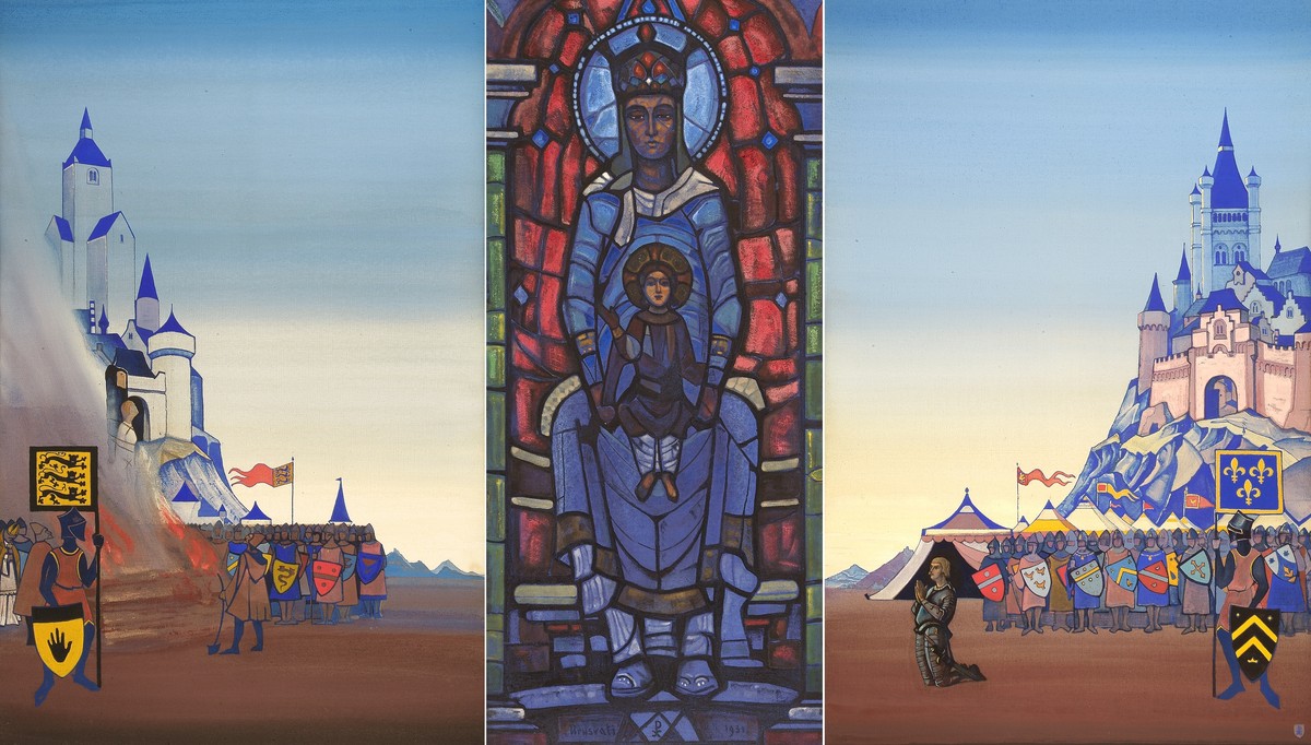 Jeanne d'Arc by Nicholas Roerich