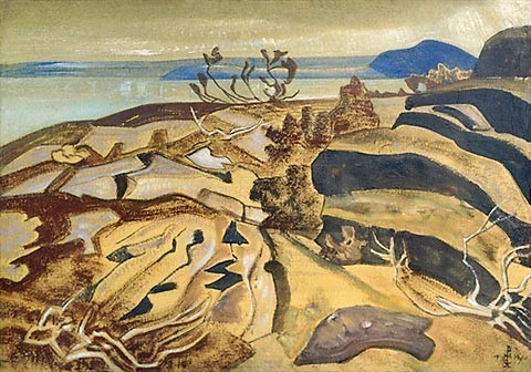Karelian landscape by Nicholas Roerich