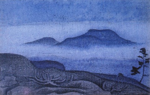 Karelian study by Nicholas Roerich