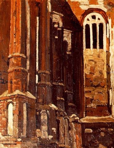 Kovno. Old church. by Nicholas Roerich