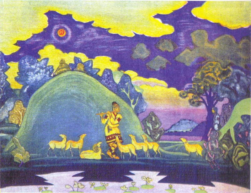 Krishna-Lel by Nicholas Roerich