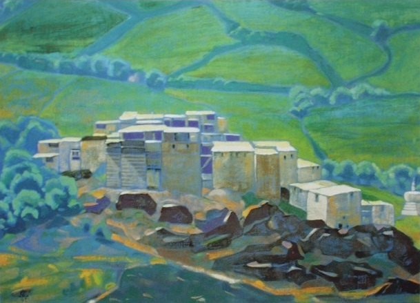 Lahaul. Kardang. by Nicholas Roerich