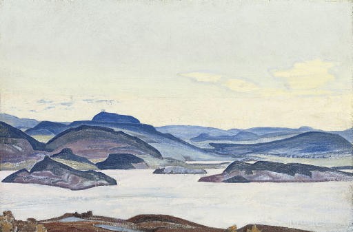 Lake Hyumpola by Nicholas Roerich