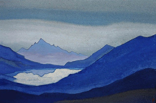Lake in the mountains by Nicholas Roerich