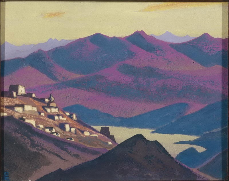 Lake Yam-tso by Nicholas Roerich