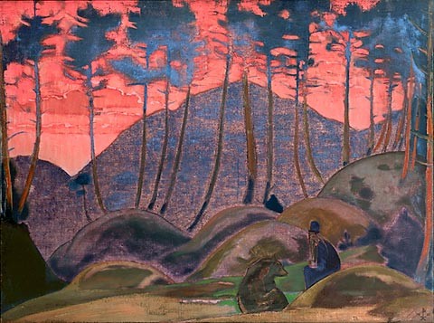Language of forest by Nicholas Roerich