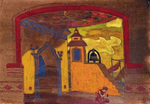 Ledenets Palace by Nicholas Roerich