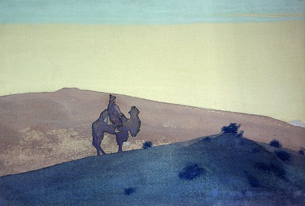 Lonely stranger by Nicholas Roerich