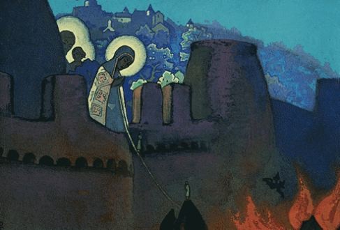 Madonna Laboris by Nicholas Roerich
