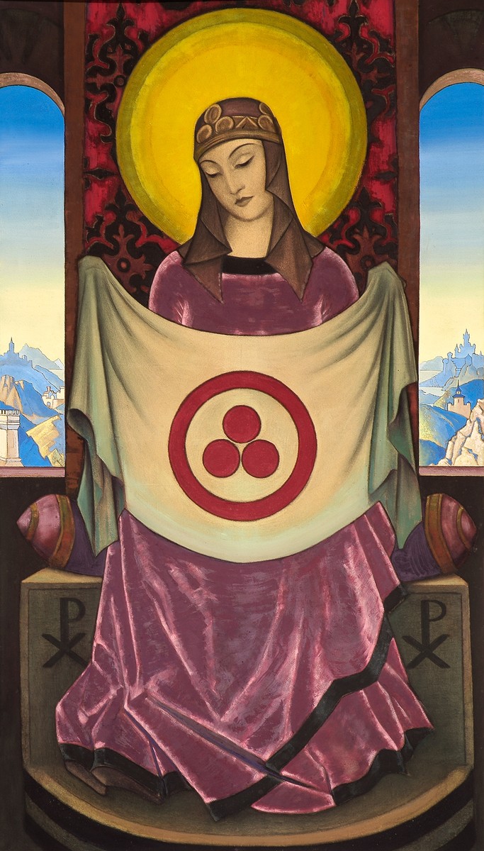 Madonna Oriflamma by Nicholas Roerich