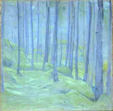 Mist in the forest by Nicholas Roerich