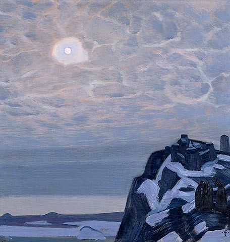 Moonlight. Sortavala. by Nicholas Roerich