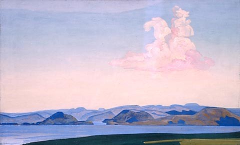 Morning rider by Nicholas Roerich