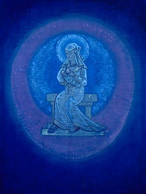 Mother of Turfan by Nicholas Roerich