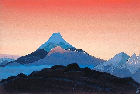 Mount Fuji by Nicholas Roerich