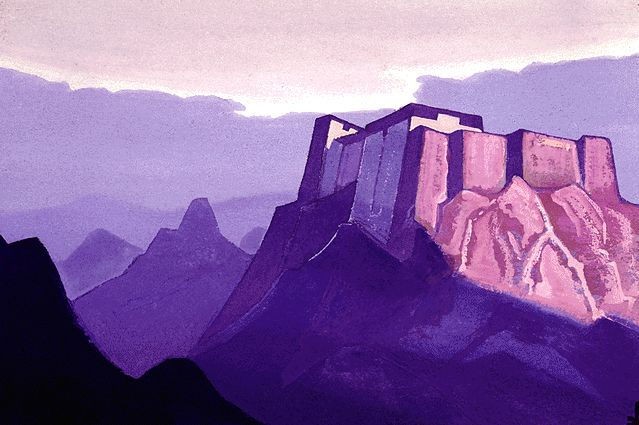 Mountain Abode by Nicholas Roerich