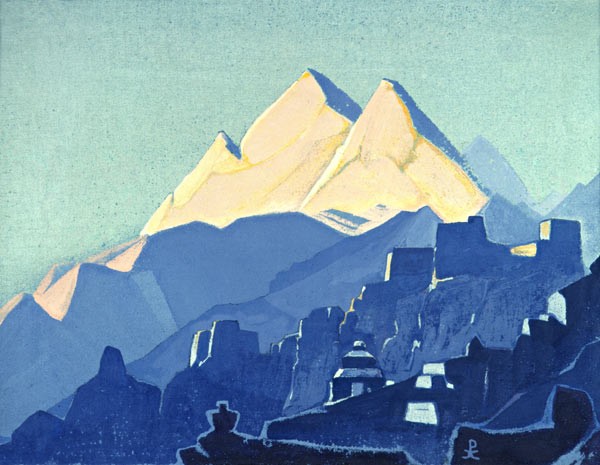 Mountain Abode by Nicholas Roerich