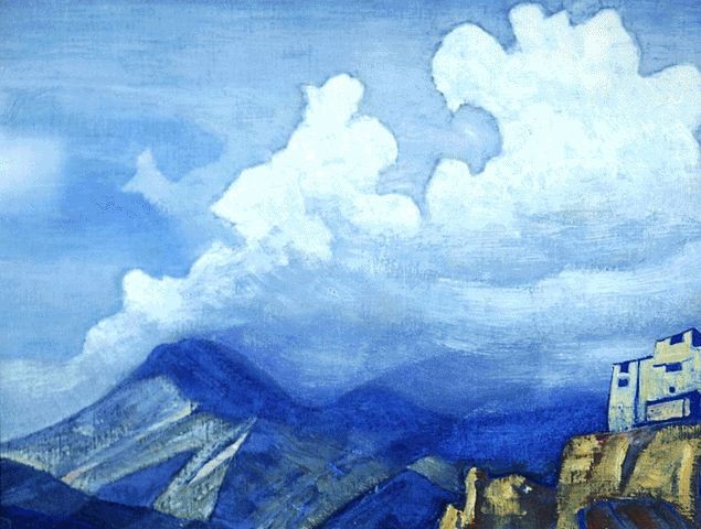 Mountain Abode by Nicholas Roerich