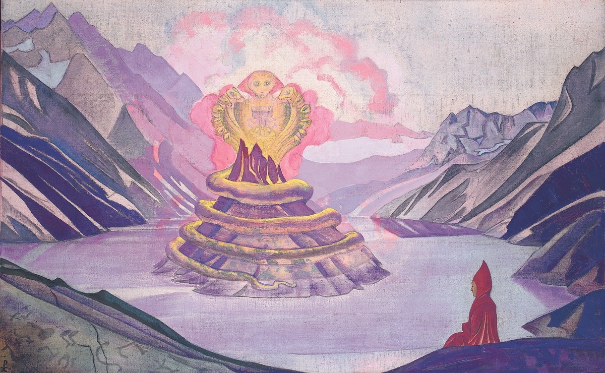 Nagarjuna, Conqueror of the Serpent by Nicholas Roerich
