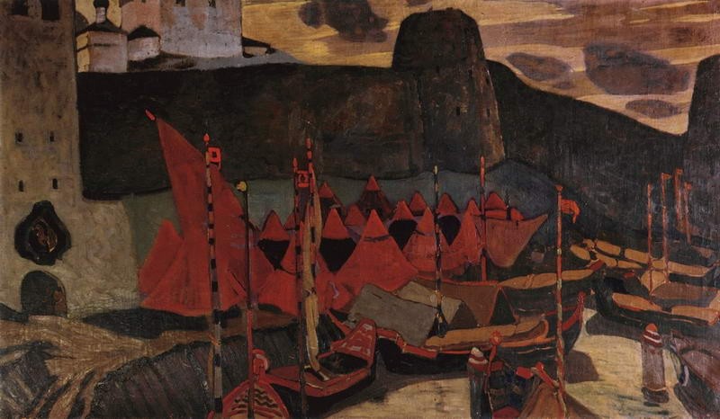 Old Pskov by Nicholas Roerich