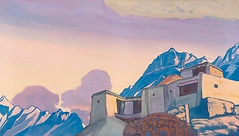 Om mani padme hum by Nicholas Roerich