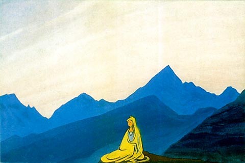 On Himalayan peaks by Nicholas Roerich
