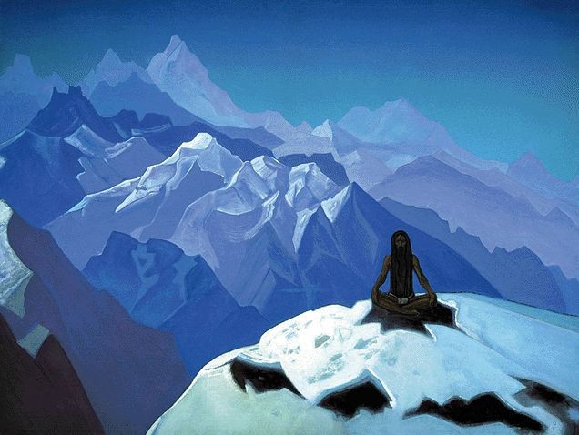 On the Heights (Tummo) by Nicholas Roerich