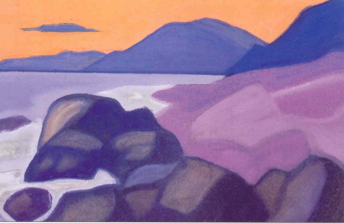 On the lake Shop Pangalo by Nicholas Roerich
