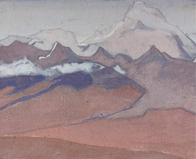 On the way to Shekar Dzong by Nicholas Roerich