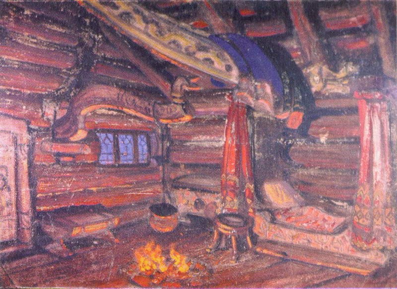 Oze's death by Nicholas Roerich