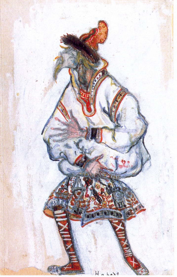People (Old man) by Nicholas Roerich