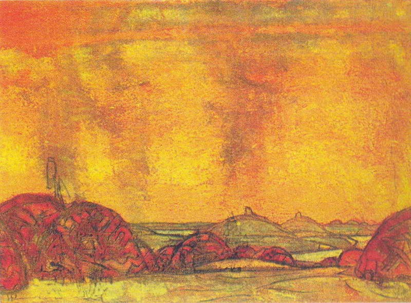Polovtsian camp by Nicholas Roerich
