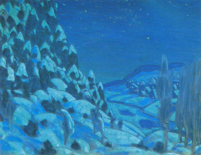 Prologue. Forest. by Nicholas Roerich