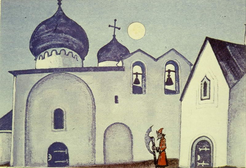 Pskov by Nicholas Roerich