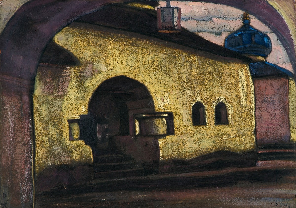 Pskov by Nicholas Roerich