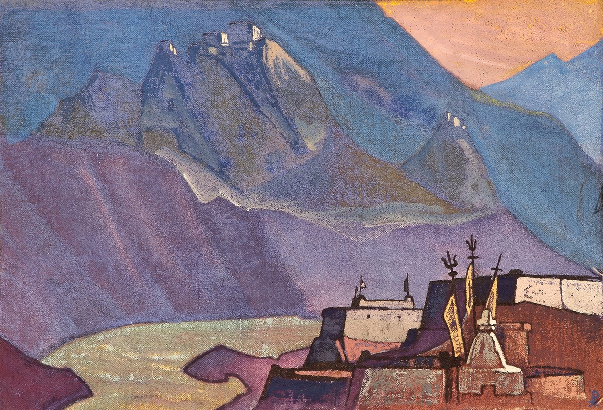 River Chandra by Nicholas Roerich