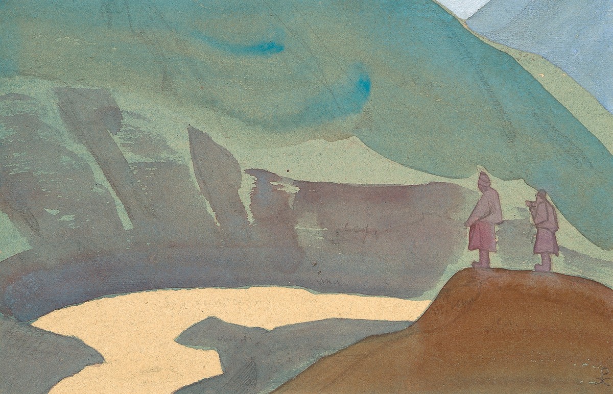 River Chandra by Nicholas Roerich