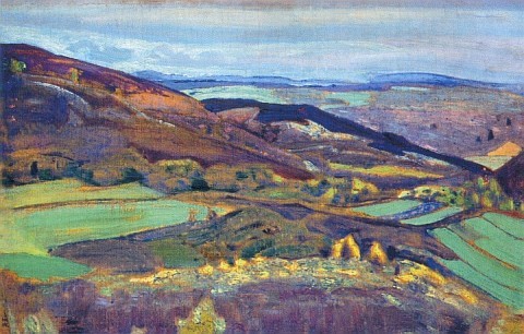 Rocks & cliffs. by Nicholas Roerich