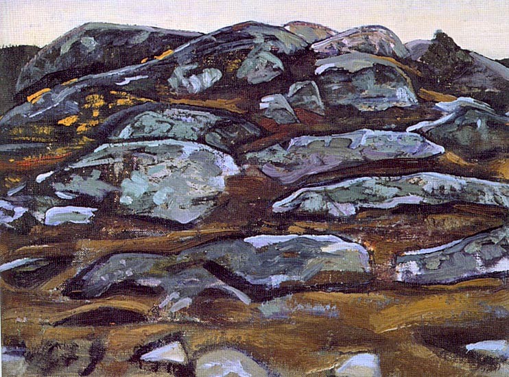 Rocks (Karelia) by Nicholas Roerich