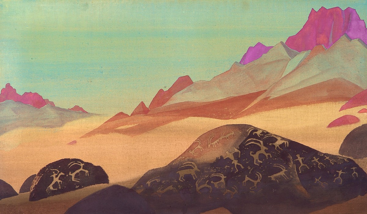 Rocks of Ladakh by Nicholas Roerich