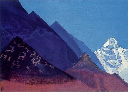 Rocks of Ladakh by Nicholas Roerich