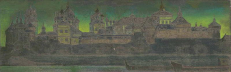 Rostov Veliky. Kremlin. by Nicholas Roerich