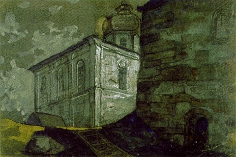 Rostov Veliky. Kremlin. by Nicholas Roerich
