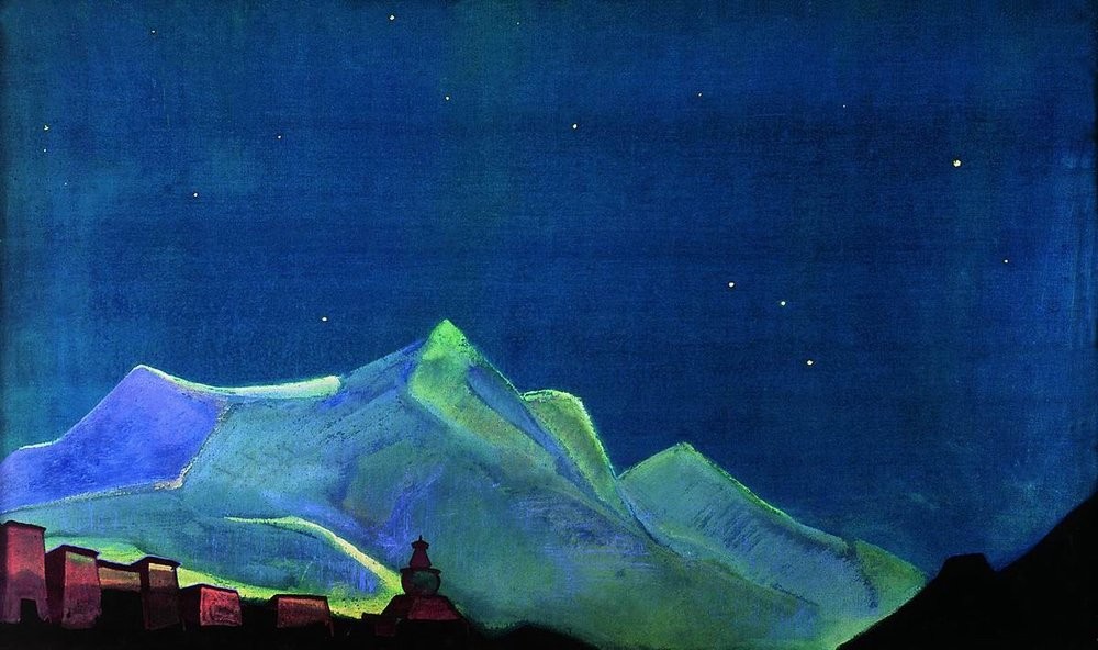 Royal monastery by Nicholas Roerich