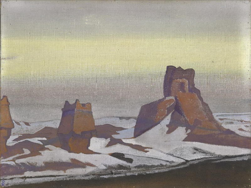 Ruins of a Chinese fort by Nicholas Roerich