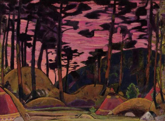 Sacred Grove by Nicholas Roerich