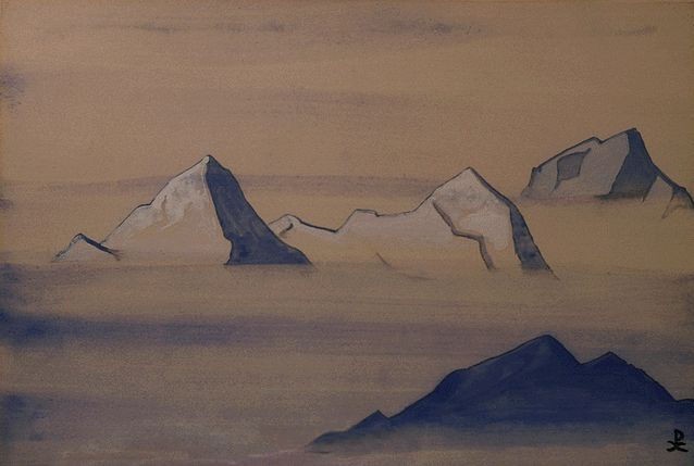 Sacred Himalayas by Nicholas Roerich