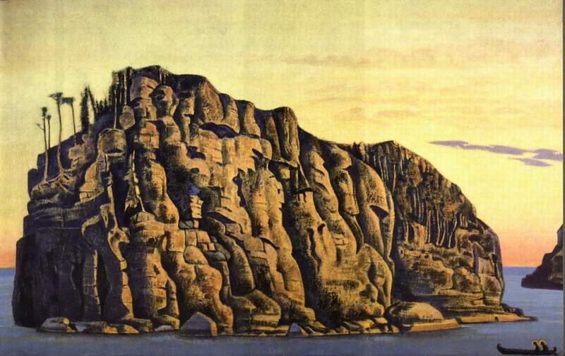Sacred island by Nicholas Roerich